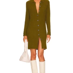 ROBE SWEAT COURTE BUTTON DOWN Fir