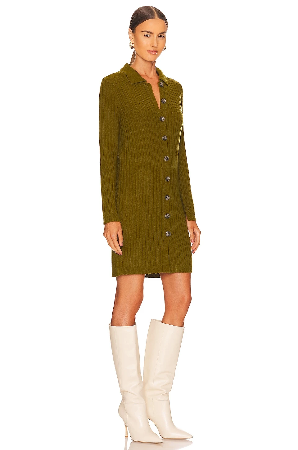 ROBE SWEAT COURTE BUTTON DOWN Fir 2 ROBE SWEAT COURTE BUTTON DOWN Fir – Image 2