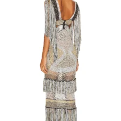 ROBE ISABEL Silver & Black -Ravis Mode Soldes Boutique AALM WD1 V3