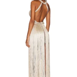 ROBE LU Metallic -Ravis Mode Soldes Boutique AALM WD3 V3