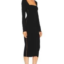 ROBE COLLETTE Black -Ravis Mode Soldes Boutique ABER WD24 V3