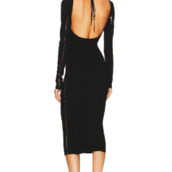 ROBE COLLETTE Black -Ravis Mode Soldes Boutique ABER WD24 V4