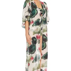 Victoria Regia Long Robe Off White -Ravis Mode Soldes Boutique ADEG WO2 V3