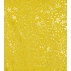 ROBE MI-LONGUE ERIK Yellow Floral Jacquard -Ravis Mode Soldes Boutique AFFM WD129 V4