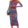 ROBE ROSANNA Abstract Multi Zebra