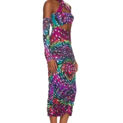 ROBE ROSANNA Abstract Multi Zebra 6 ROBE ROSANNA Abstract Multi Zebra -Ravis Mode Soldes Boutique AFFM WD200 V3