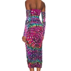 ROBE ROSANNA Abstract Multi Zebra 7 ROBE ROSANNA Abstract Multi Zebra -Ravis Mode Soldes Boutique AFFM WD200 V4