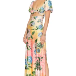 ROBE DAPHNE Pink Multi Floral -Ravis Mode Soldes Boutique AGUA WD83 V3