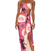 ROBE MAXI SIENNA Eames Multicolor
