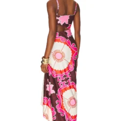 ROBE MAXI SIENNA Eames Multicolor -Ravis Mode Soldes Boutique AGUA WD94 V3