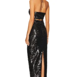 ROBE FIONA Black Sequin 6 ROBE FIONA Black Sequin -Ravis Mode Soldes Boutique AIFS WD46 V3