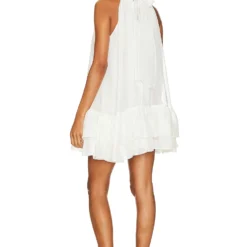 Alice + Olivia ROBE ERNA White 5 Alice + Olivia ROBE ERNA White -Ravis Mode Soldes Boutique ALI WD1041 V3