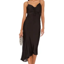 AllSaints ROBE ALEXIA Black -Ravis Mode Soldes Boutique ALLR WD107 V4