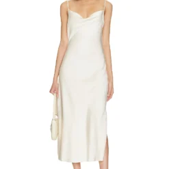 AllSaints ROBE MI-LONGUE HADLEY Arctic White 11 AllSaints ROBE MI-LONGUE HADLEY Arctic White -Ravis Mode Soldes Boutique ALLR WD146 V1 1