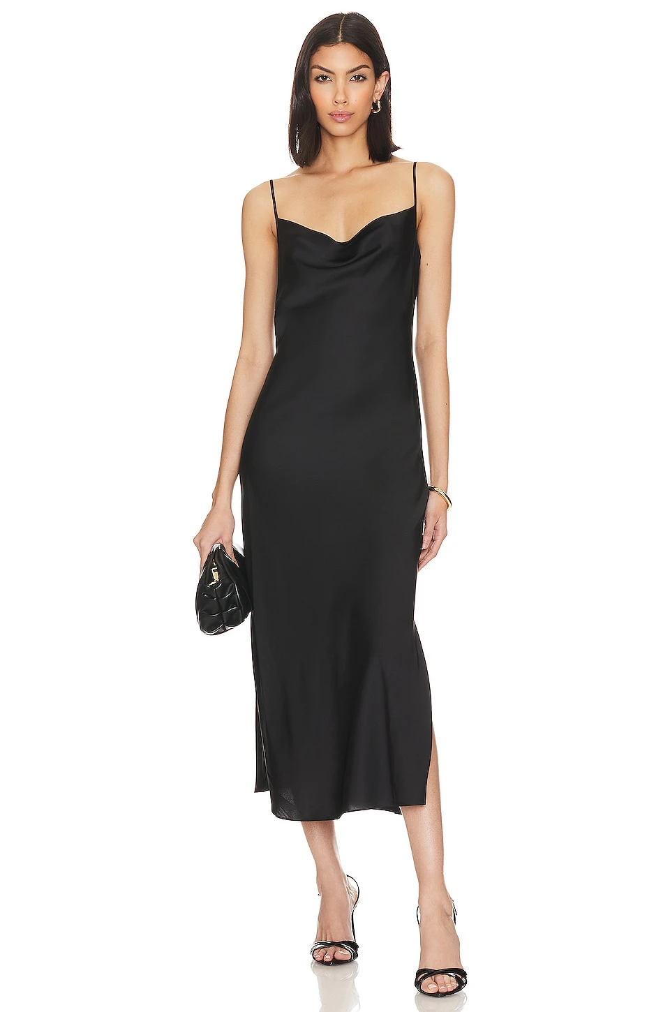 AllSaints ROBE MI-LONGUE HADLEY Arctic White 5 AllSaints ROBE MI-LONGUE HADLEY Arctic White – Image 5