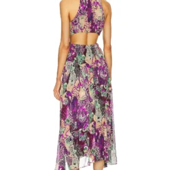 A.L.C. ROBE WAVERLY Orchid Multi 5 A.L.C. ROBE WAVERLY Orchid Multi -Ravis Mode Soldes Boutique ALX WD386 V3