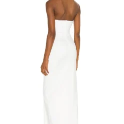 ROBE DE SOIRÉE ZAHARA White -Ravis Mode Soldes Boutique AMAN WD1230 V3