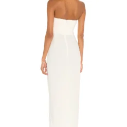 ROBE DE SOIRÉE QUEEN Ivory -Ravis Mode Soldes Boutique AMAN WD1253 V3