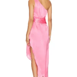 ROBE MAXI PALMIRA Pink Ribbon 5 ROBE MAXI PALMIRA Pink Ribbon -Ravis Mode Soldes Boutique AMAN WD1821 V3