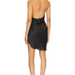 ROBE MINI ROSE SAMBA Black & Red Rose -Ravis Mode Soldes Boutique AMAN WD1842 V3