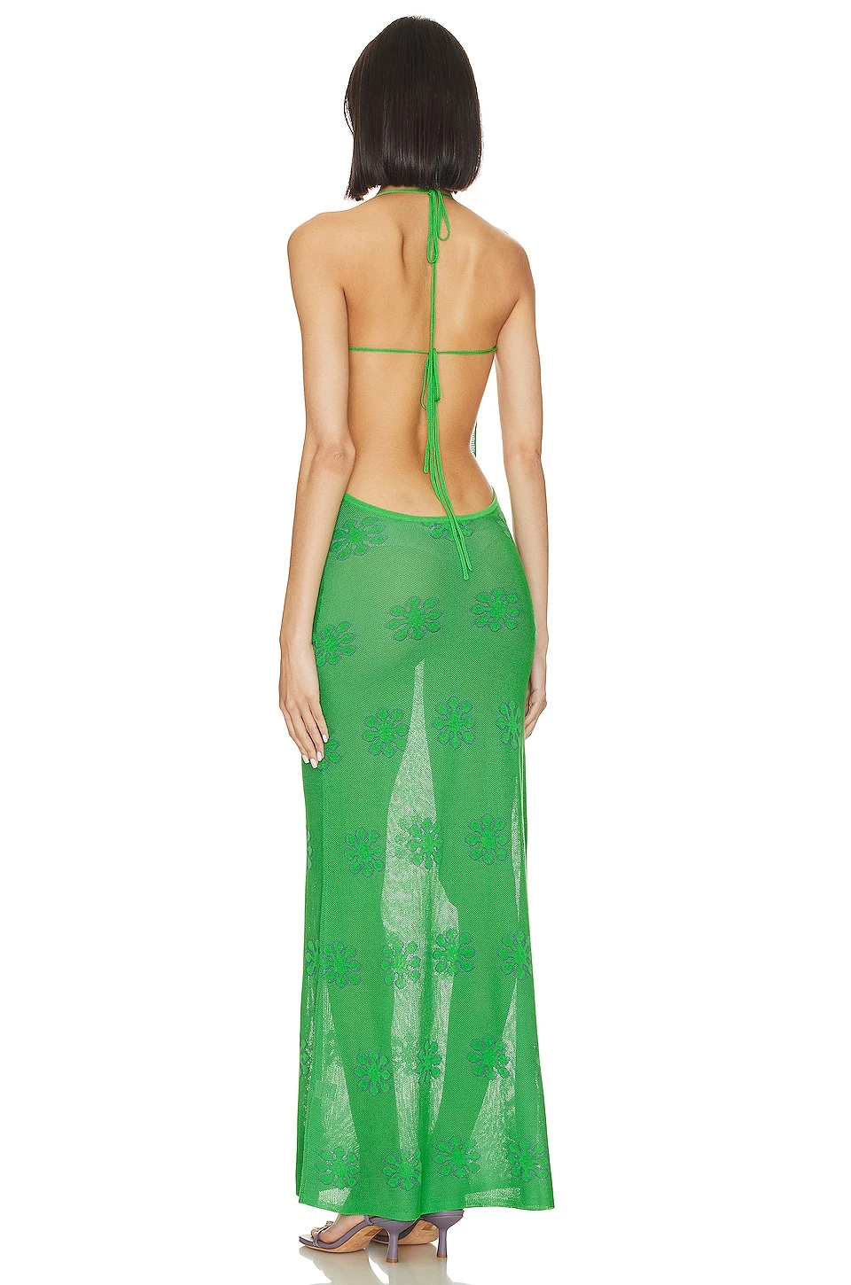 ROBE MAXI KLARA Jade 3 ROBE MAXI KLARA Jade – Image 3