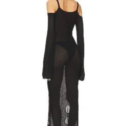 ROBE MAXI YSABEL Black 5 ROBE MAXI YSABEL Black -Ravis Mode Soldes Boutique AORR WD7 V3