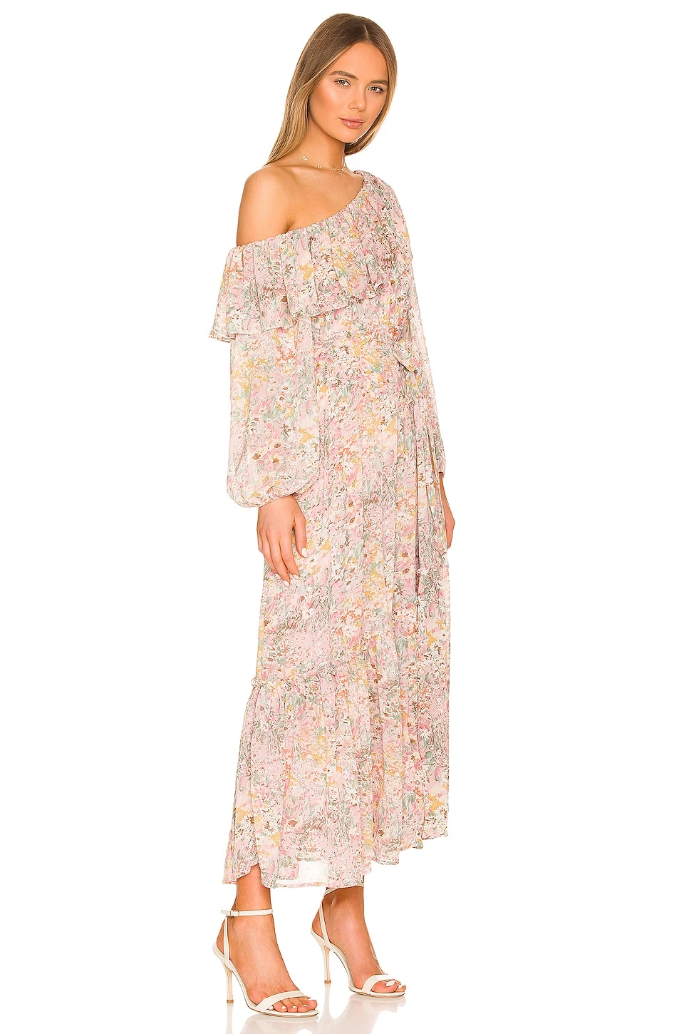 ROBE KAYLANI Pink Multi Floral 2 ROBE KAYLANI Pink Multi Floral – Image 2