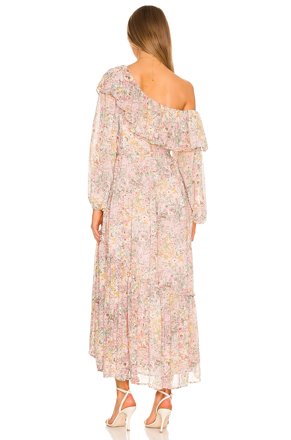 ROBE KAYLANI Pink Multi Floral 3 ROBE KAYLANI Pink Multi Floral – Image 3