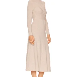 ROBE DELANCY Oatmeal 5 ROBE DELANCY Oatmeal -Ravis Mode Soldes Boutique ASTR WD311 V3