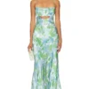 ROBE BELLEROSE Green & Blue Floral