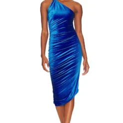 ROBE MI-LONGUE CELESTE Cobalt