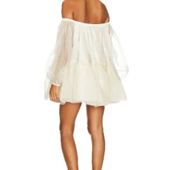 ROBE COURTE ELLIE White -Ravis Mode Soldes Boutique AZER WD19 V3
