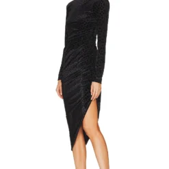 ROBE ALEU Black -Ravis Mode Soldes Boutique BAIL WD1217 V3