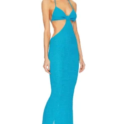 ROBE MAXI ANNA Royal Blue -Ravis Mode Soldes Boutique BANH WD9 V2