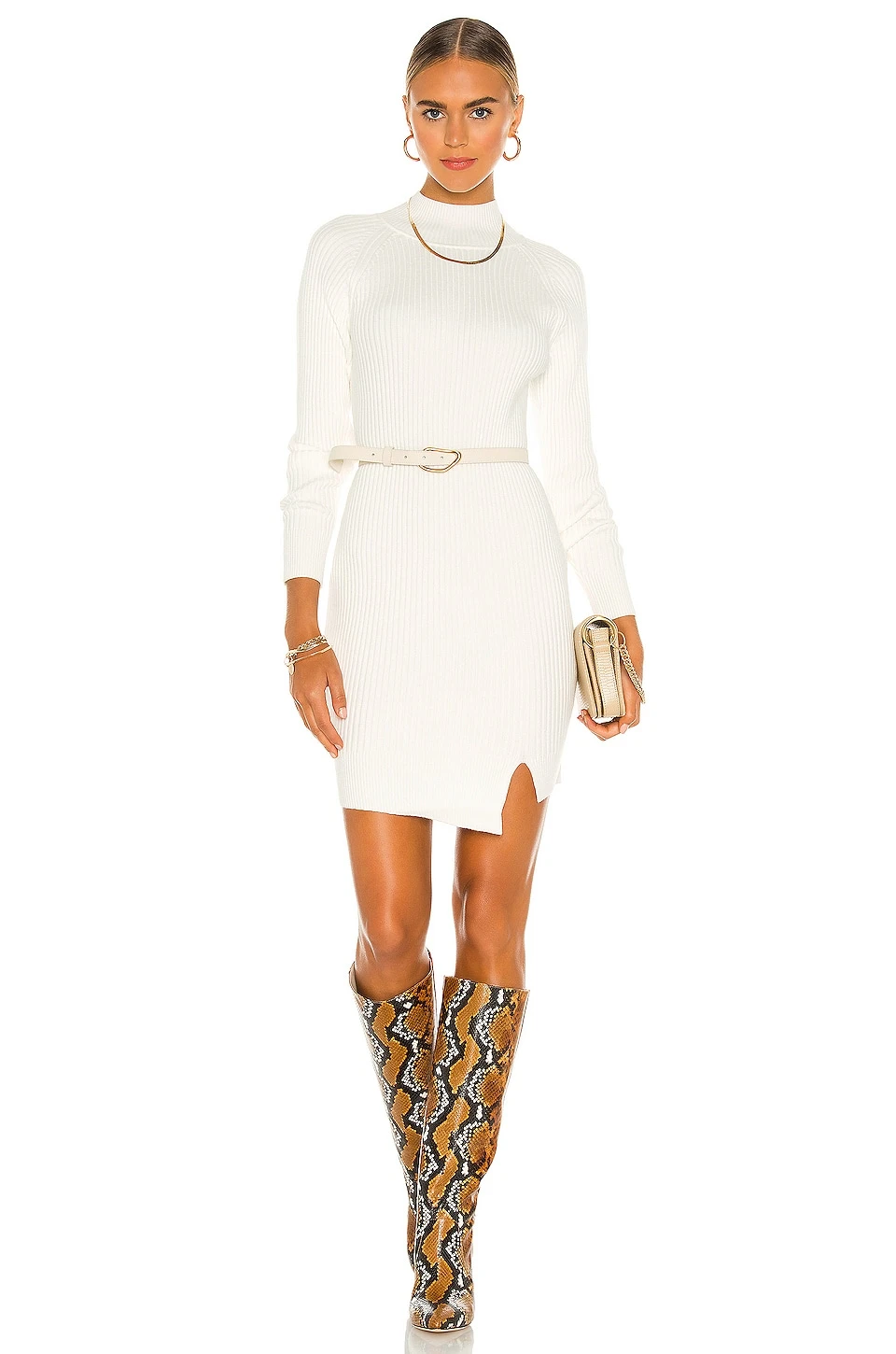 Bardot ROBE COURTE Ivory 4 Bardot ROBE COURTE Ivory – Image 4