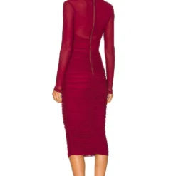 Bardot ROBE ALIYAH Burgundy 5 Bardot ROBE ALIYAH Burgundy -Ravis Mode Soldes Boutique BARD WD445 V3