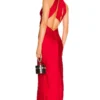 Bardot ROBE AMALFI Fire Red