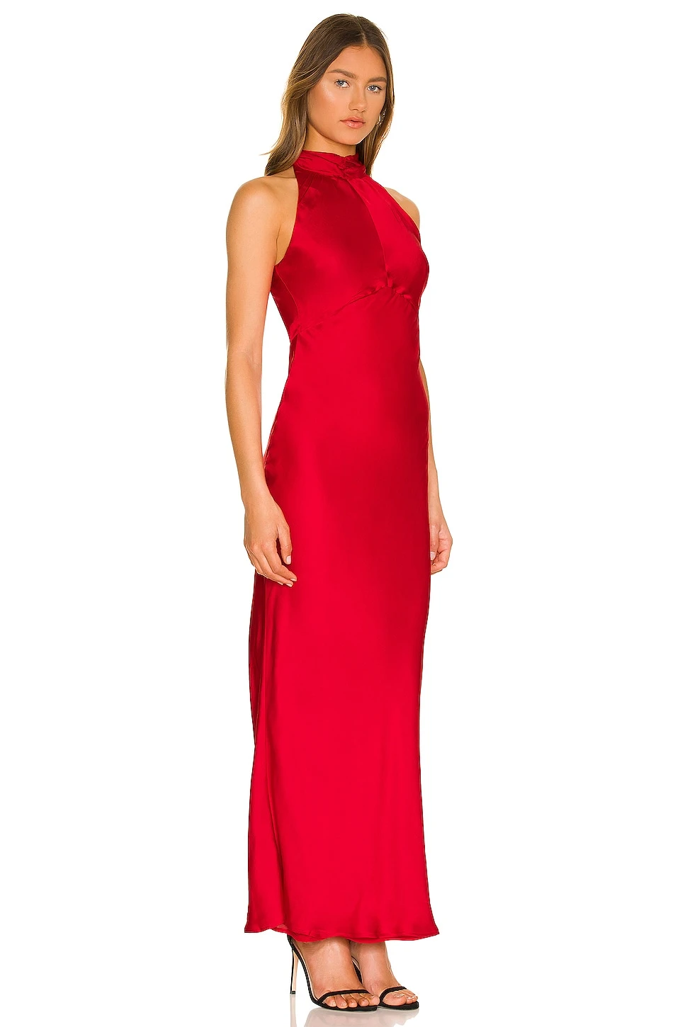 Bardot ROBE AMALFI Fire Red 3 Bardot ROBE AMALFI Fire Red – Image 3