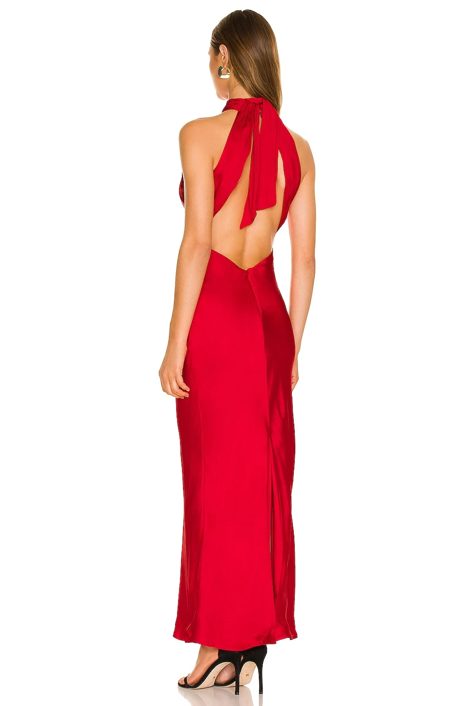 Bardot ROBE AMALFI Fire Red 4 Bardot ROBE AMALFI Fire Red – Image 4