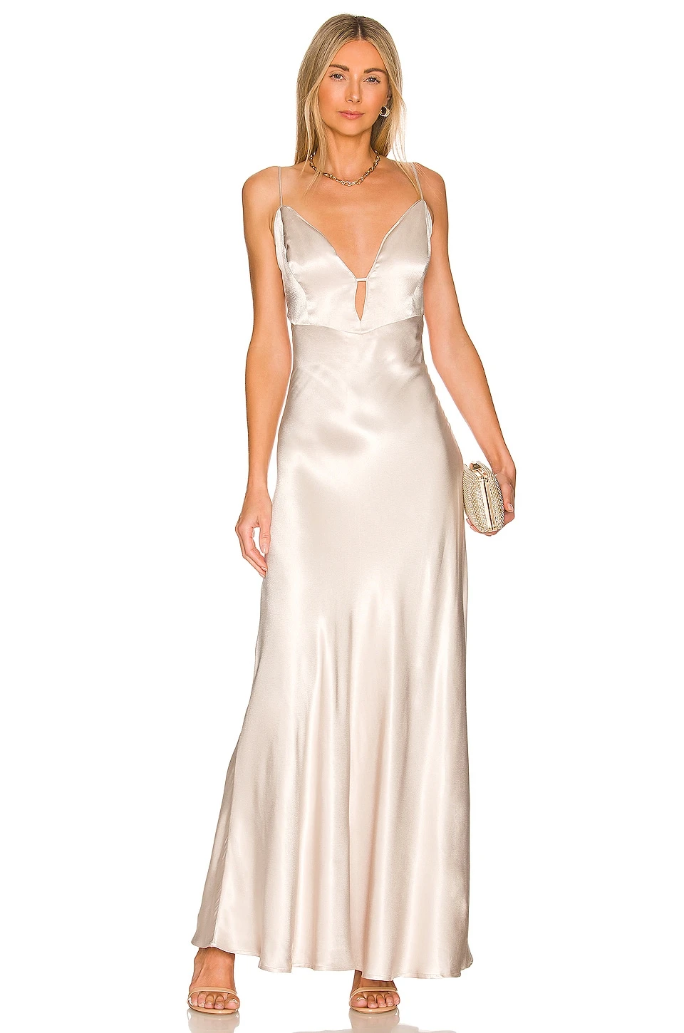 Bardot ROBE KARLOTTA Silver 1 Bardot ROBE KARLOTTA Silver