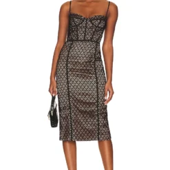 Bardot ROBE MI-LONGUE CHARLEY Black