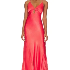 Bardot ROBE ZURI Hot Coral