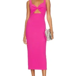 Bardot ROBE MI-LONGUE MAJA Pop Pink