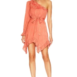 BCBGMAXAZRIA ROBE DU SOIR EN JACQUARD FLORAL Ginger Spice