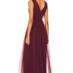 BCBGMAXAZRIA ROBE DE SOIRÉE LONGUE Deep Cranberry 7 BCBGMAXAZRIA ROBE DE SOIRÉE LONGUE Deep Cranberry -Ravis Mode Soldes Boutique BCB WD885 V3