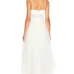 BCBGMAXAZRIA ROBE DE SOIRÉE EN TULLE Gardenia 7 BCBGMAXAZRIA ROBE DE SOIRÉE EN TULLE Gardenia -Ravis Mode Soldes Boutique BCB WD886 V3