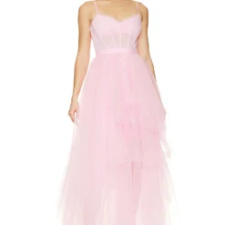 BCBGMAXAZRIA ROBE DE SOIRÉE EN TULLE Gardenia 8 BCBGMAXAZRIA ROBE DE SOIRÉE EN TULLE Gardenia -Ravis Mode Soldes Boutique BCB WD904 V1