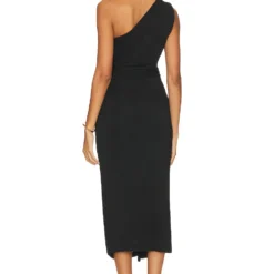 BCBGMAXAZRIA ROBE MAXI UNE ÉPAULE DÉNUDÉE Black 5 BCBGMAXAZRIA ROBE MAXI UNE ÉPAULE DÉNUDÉE Black -Ravis Mode Soldes Boutique BCB WD913 V3