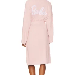 CozyChic Lite Barbie Robe Dusty Rose & White