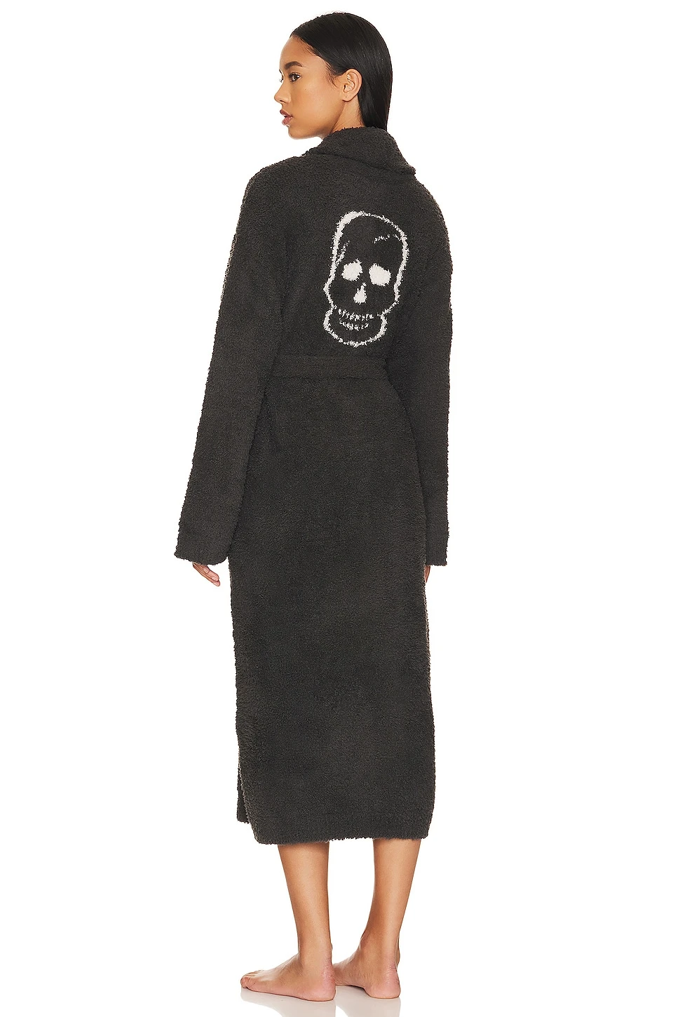 PEIGNOIR COZYCHIC SKULL ROBE Carbon & Almond 1 PEIGNOIR COZYCHIC SKULL ROBE Carbon & Almond